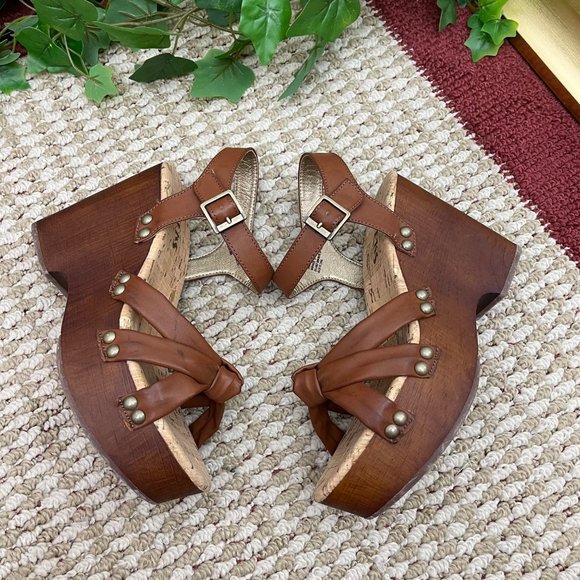 Korks Dawson Sedge Sandals in Brown Size 8 - Picture 11 of 14